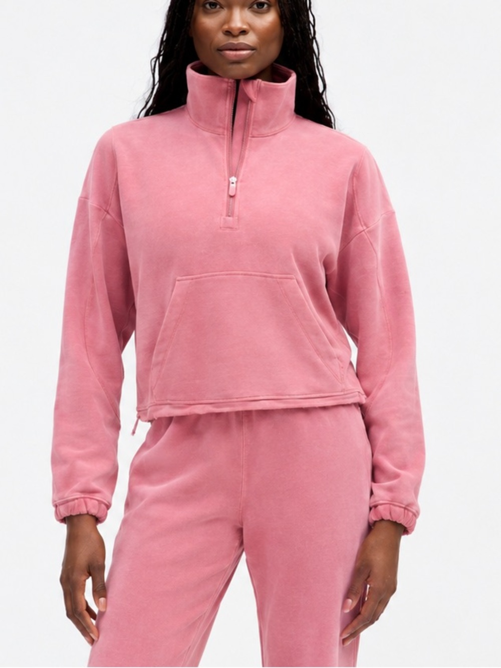 NWT Lululemon Brushed Softstreme Half Zip size 10